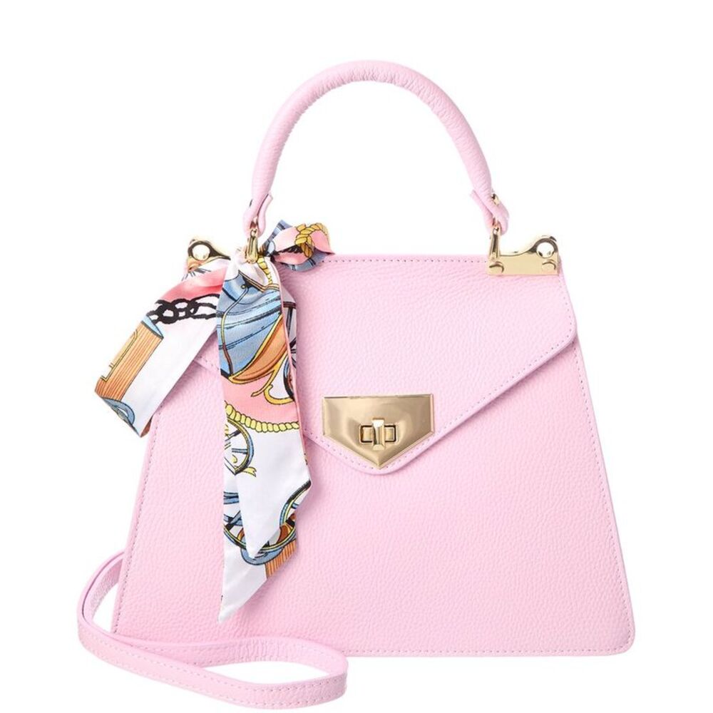 Isabella Rossetti Maxine27 Leather Satchel, Pink